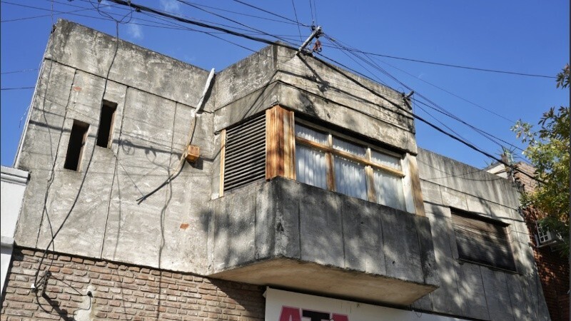La vivienda en la que fue encontrado su morador sin vida. (Alan Monzón)