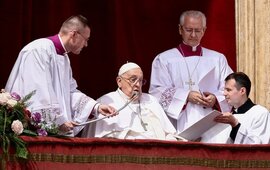 Imagen de El Papa clamó por libertad religiosa y paz mundial en su mensaje de Pascuas