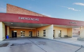 El hospital donde ingres&oacute; la mujer embarazada y en estado de intoxicaci&oacute;n, y donde falleci&oacute; la beba despu&eacute;s.