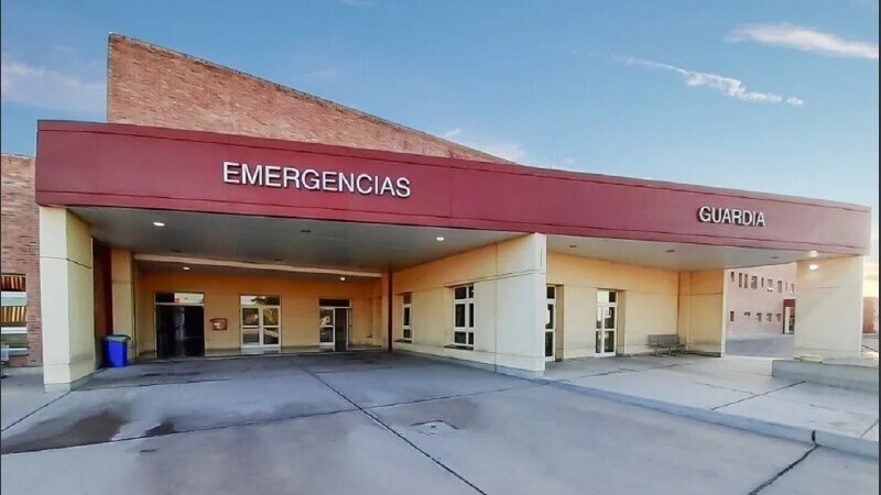 El hospital donde ingres&oacute; la mujer embarazada y en estado de intoxicaci&oacute;n, y donde falleci&oacute; la beba despu&eacute;s.