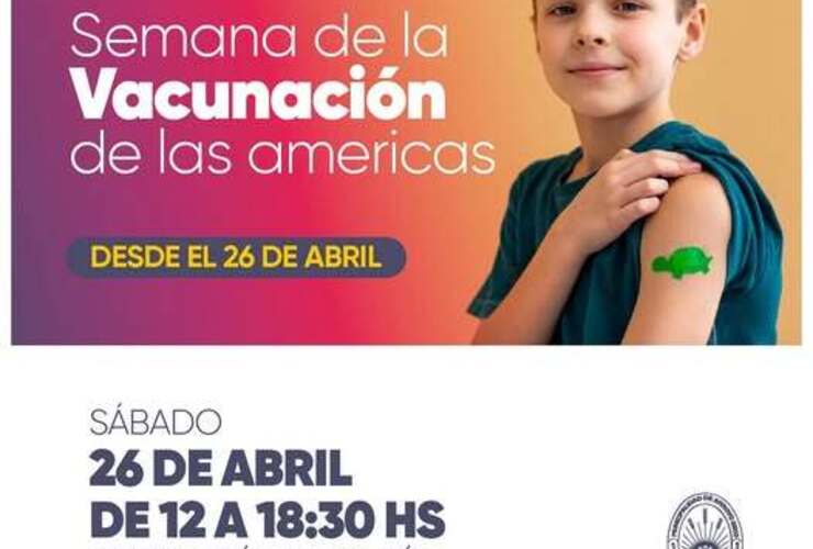 Imagen de Postas de Salud por la semana de la Vacunación de las Américas