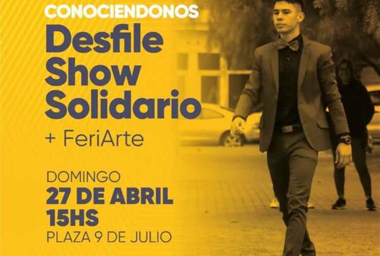 Imagen de Conociéndonos, desfile solidario y FeriArte en Arroyo Seco