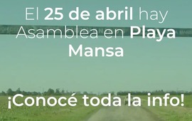 Imagen de Playa Mansa convoca a Asamblea General con renovación total de autoridades