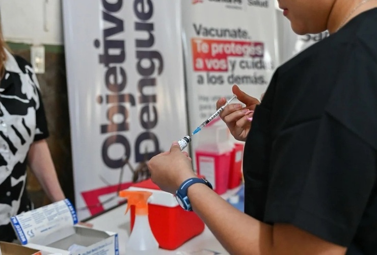 Imagen de La vacunación contra el dengue superó las 120.000 dosis