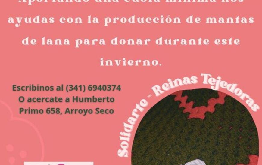 Imagen de "Todo lo que das, vuelve": &iexcl;Sumate con tu aporte a Reinas Tejedoras!