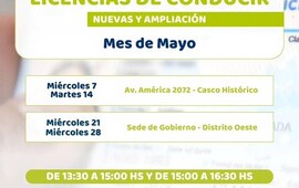 Imagen de Capacitación para licencias de conducir en mayo: nuevas fechas informadas por la Comuna de Alvear