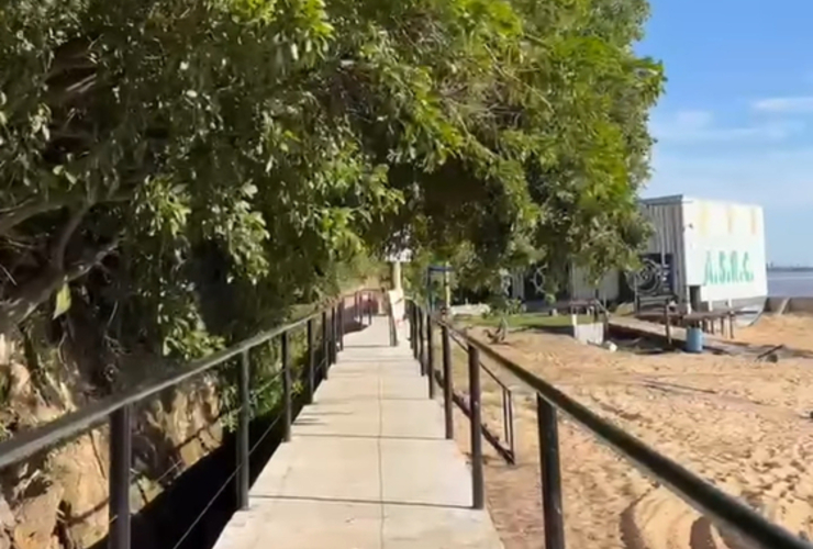 Imagen de El Rowing Club finalizó su pasarela, una obra más realizada