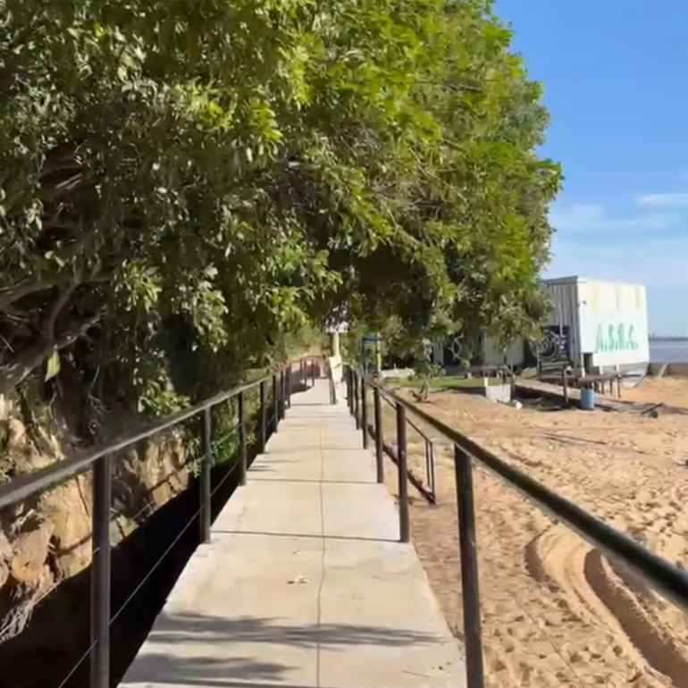 Imagen de El Rowing Club finalizó su pasarela, una obra más realizada