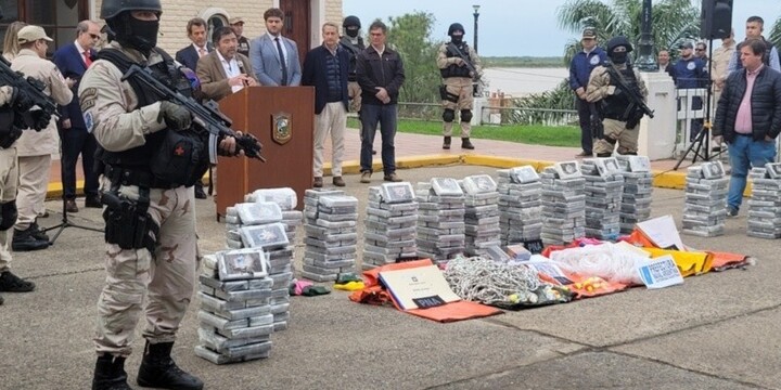 La ministra de Seguridad estuvo este jueves en la región para presentar los resultados del operativo.