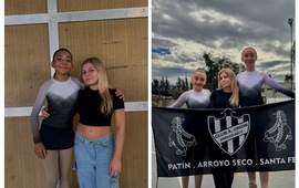 Imagen de Patinadoras de Unión, compitieron en el 1º Torneo C en Rosario