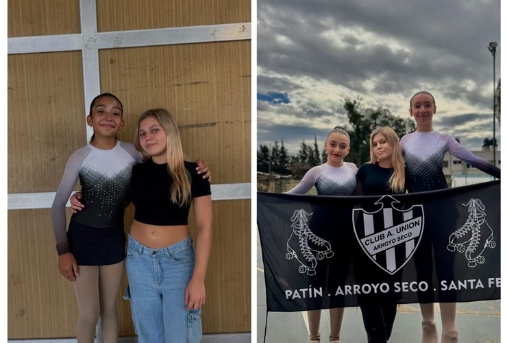 Imagen de Patinadoras de Unión, compitieron en el 1º Torneo C en Rosario