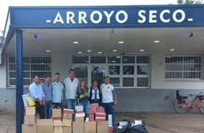 Imagen de La Peña 'Arroyo Seco es de Boca' realizó nueva entrega de medicamentos al Hospital local