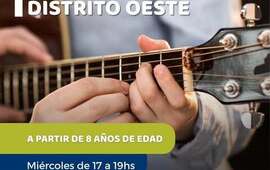 Imagen de Se suman clases de guitarra a los talleres culturales en Alvear