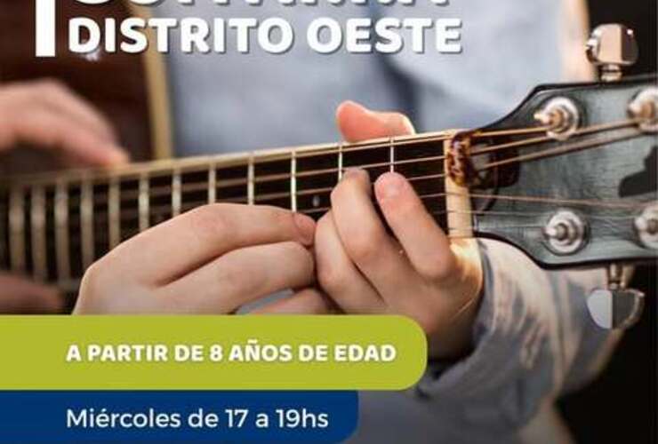 Imagen de Se suman clases de guitarra a los talleres culturales en Alvear