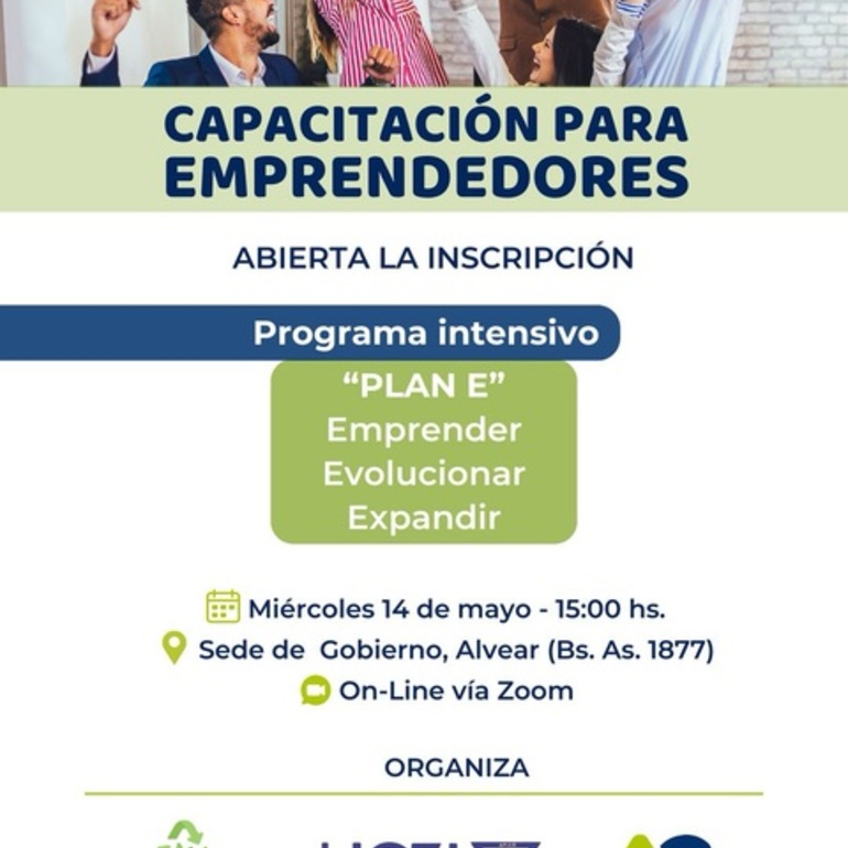 Imagen de Llega a Alvear el Programa Intensivo Plan E. Emprender. Evolucionar. Expandir.