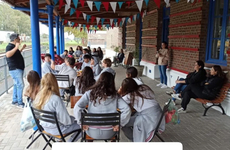 Imagen de Alumnos de la Escuela Secundaria 'Hilario Lagos' visitaron la Estación de Tren