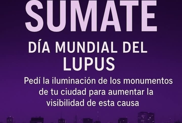 Imagen de Día Mundial del Lupus: una enfermedad silenciosa que también afecta a vecinos de Arroyo Seco