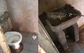 Loa baños del Puerto, un desastre.