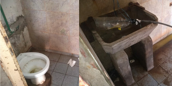 Loa baños del Puerto, un desastre.