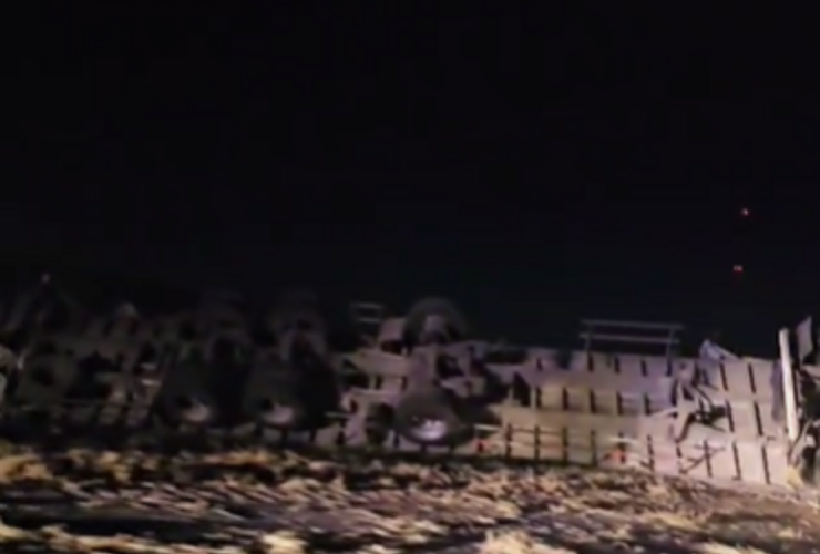 El siniestro ocurrió en las primeras horas de este martes.