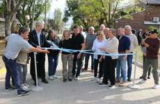 El Pasaje Don Orione es la primer calle adoquinada.