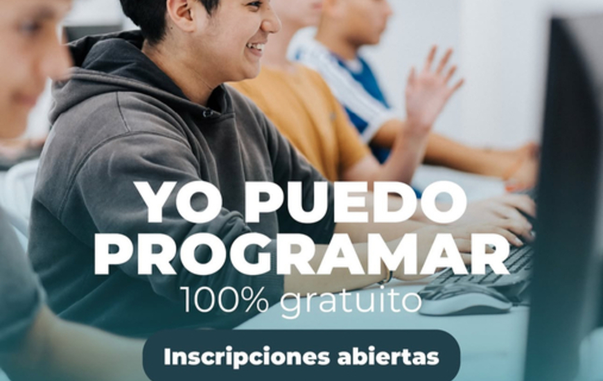 Imagen de El 28/05 inicia el curso gratuito 'Yo Puedo Programar'