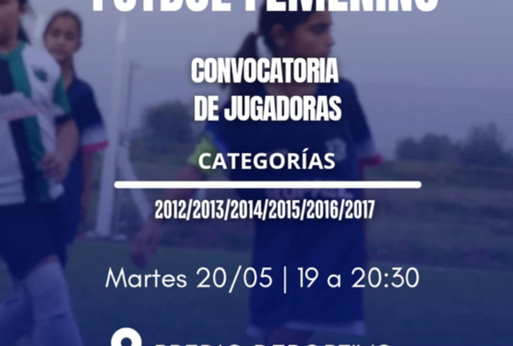 Imagen de Prueba de jugadoras de Fútbol Femenino en A.S.A.C.