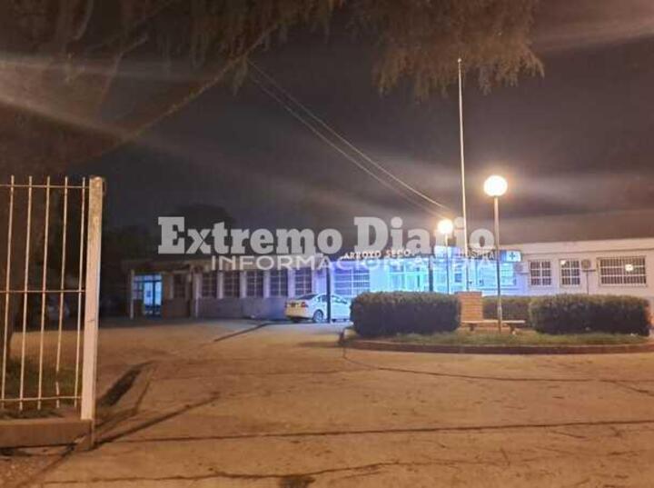 El muchacho fue trasladado al efector público.