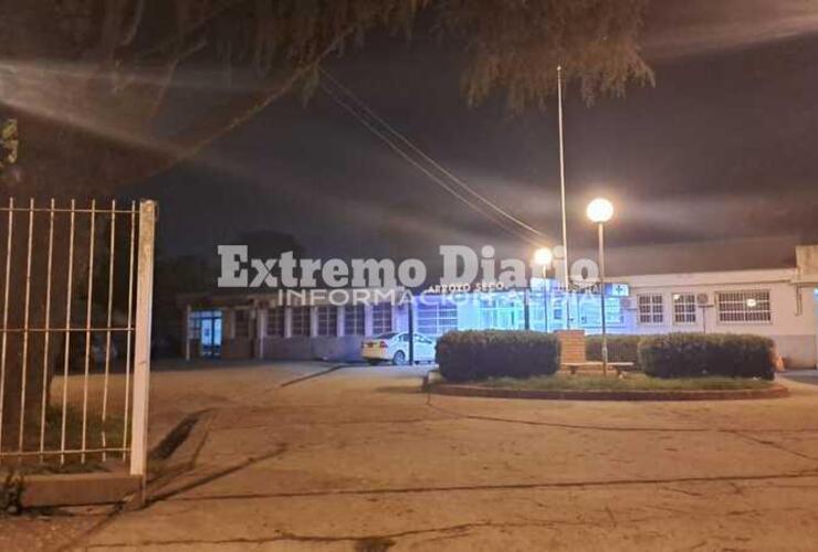 El muchacho fue trasladado al efector público.