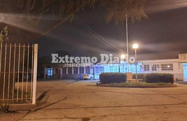 El muchacho fue trasladado al efector público.
