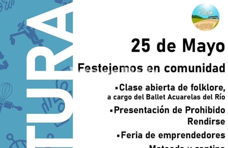 Imagen de Pavón se prepara para celebrar el 25 de Mayo con una jornada llena de tradición y en comunidad