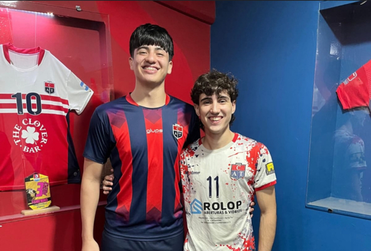 Imagen de Petta y Attoresi, de Talleres, competirán en el Nacional Juvenil de Handball en Mendoza