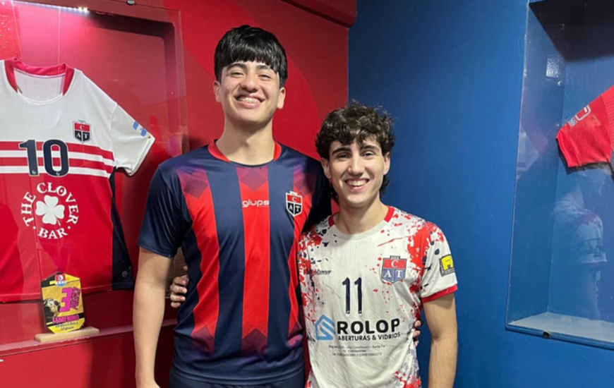 Imagen de Petta y Attoresi, de Talleres, competirán en el Nacional Juvenil de Handball en Mendoza
