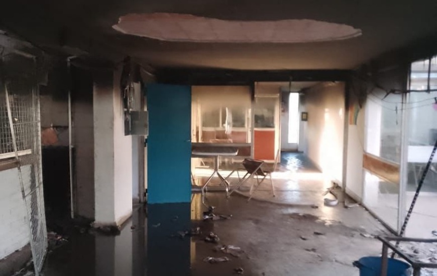 El sinistro que afect&oacute; a la escuela conmovi&oacute; a toda la comunidad.