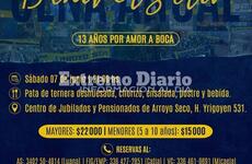 Imagen de La Peña de Boca en Arroyo Seco prepara su Cena Anual 2025