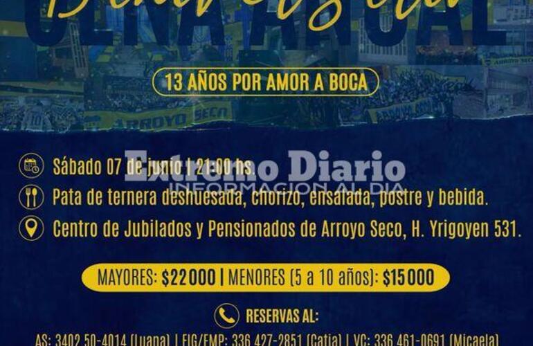 Imagen de La Peña de Boca en Arroyo Seco prepara su Cena Anual 2025
