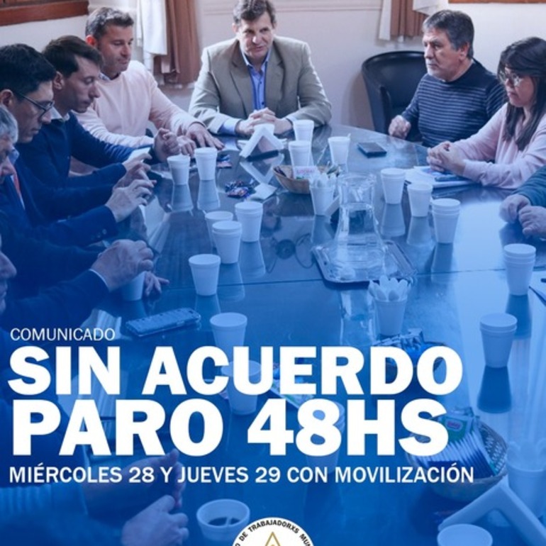 Imagen de Sin acuerdo salarial: paro de 48 horas de los trabajadores municipales