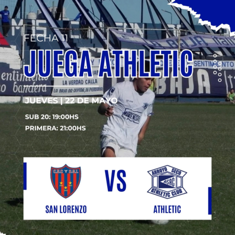 Imagen de Fútbol: Athletic juega el jueves ante San Lorenzo