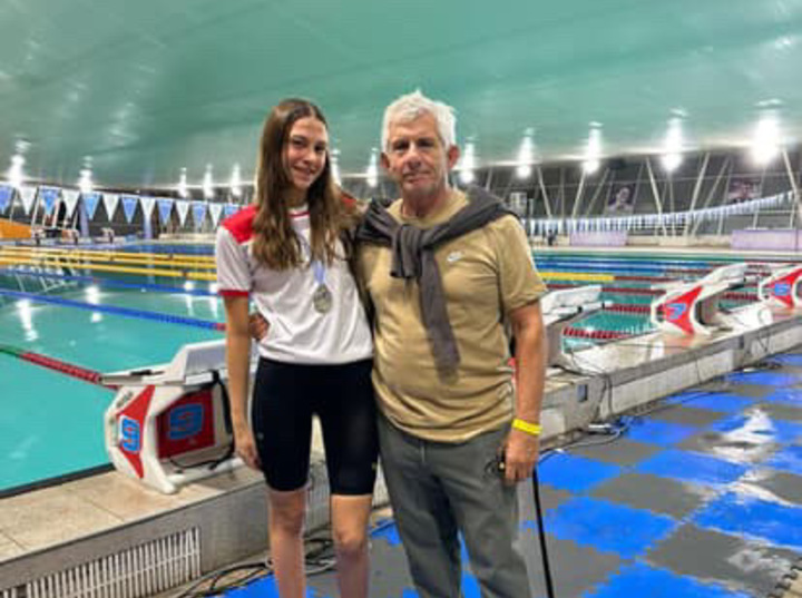 Imagen de Natación: Paloma Pollacchi, Subcampeona Nacional en Santiago del Estero