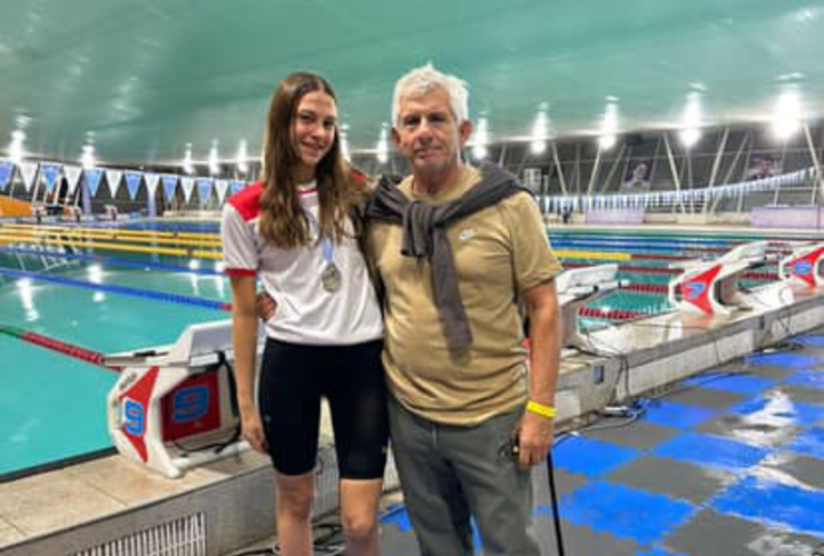 Imagen de Natación: Paloma Pollacchi, Subcampeona Nacional en Santiago del Estero