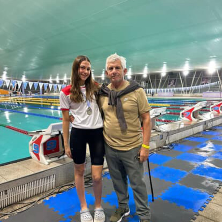 Imagen de Natación: Paloma Pollacchi, Subcampeona Nacional en Santiago del Estero