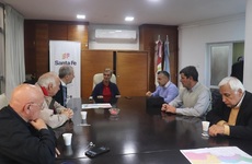 Imagen de El Intendente y Concejales en Santa Fe por la obra de ampliación de la Ruta 21