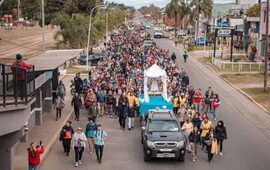 Imagen de Se realizará la Peregrinación a pie Rosario San Lorenzo