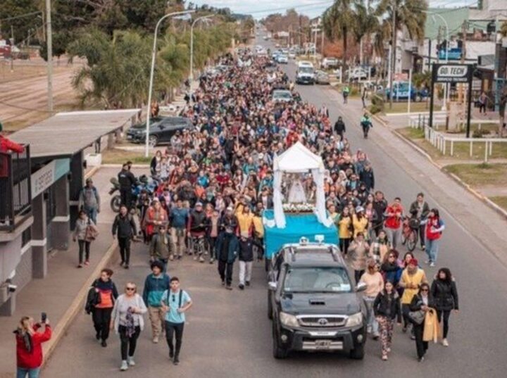 Imagen de Se realizará la Peregrinación a pie Rosario San Lorenzo