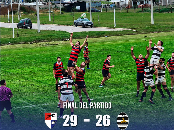 Imagen de Rugby: Triunfo de Talleres 29-26 ante Marcos Juárez A