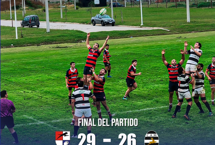 Imagen de Rugby: Triunfo de Talleres 29-26 ante Marcos Juárez A