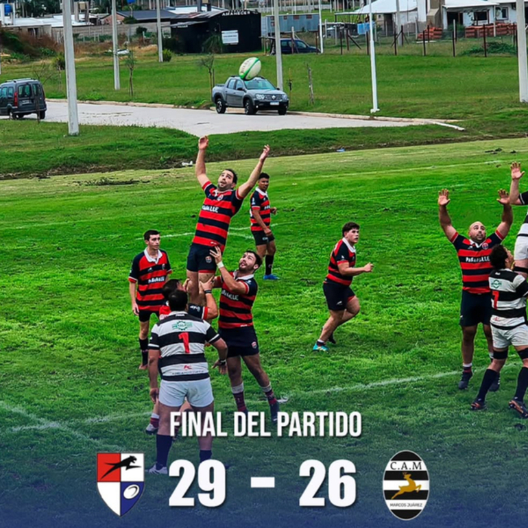 Imagen de Rugby: Triunfo de Talleres 29-26 ante Marcos Juárez A
