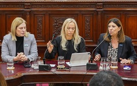 Imagen de Clara Garc&iacute;a: "El trabajo conjunto de los tres poderes del Estado permiti&oacute; bajar el delito en Santa Fe"