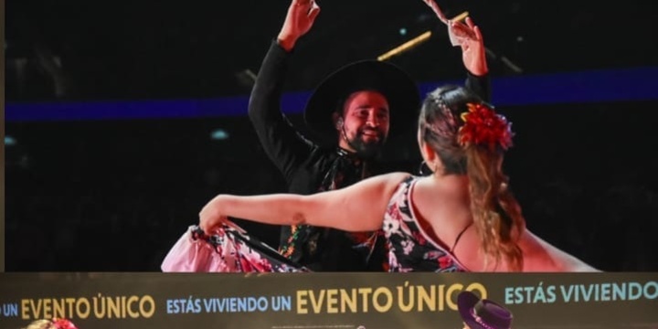 Imagen de El bailarín Maximiliano Ballinari representó a Arroyo Seco en el Festival Patria 2025