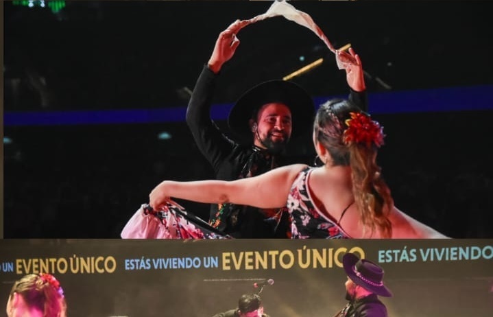 Imagen de El bailarín Maximiliano Ballinari representó a Arroyo Seco en el Festival Patria 2025